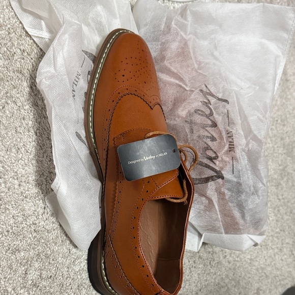 Vostey -Milan- Men's Brown Dress Shoes - Picture 5 of 5